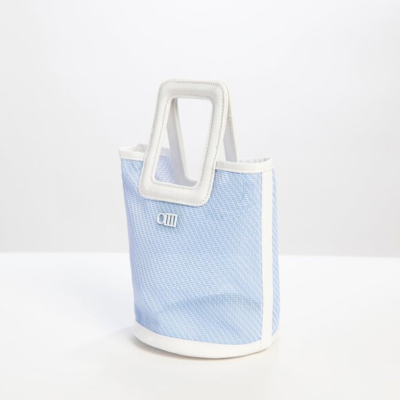 Solid & Striped The Pookie Mini Tote Bag - Sky Mesh - Picture 4 of 16